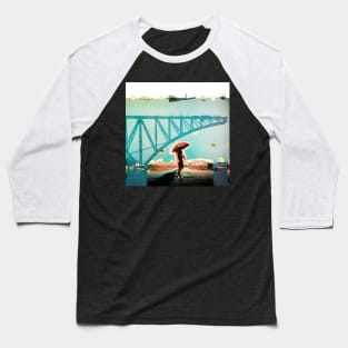 “Lost in Time: a surreal collage Baseball T-Shirt